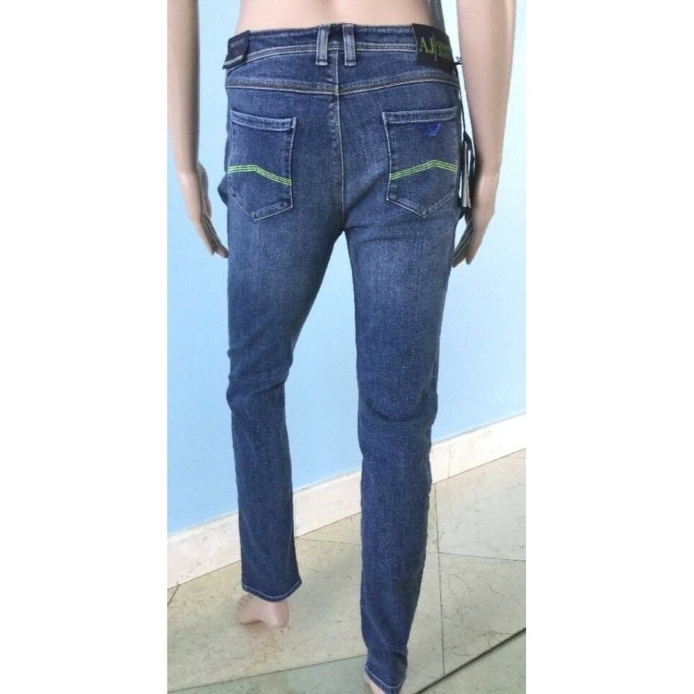 NWT Authentic Armani Jeans Womens Comfort Skinny Fit Medium Waist J28  30